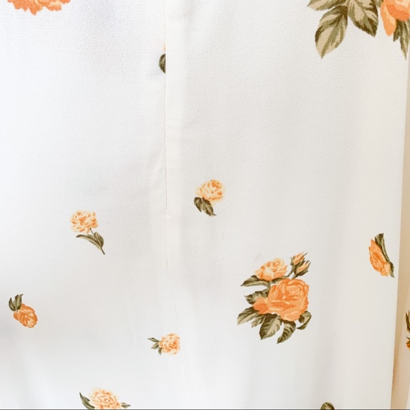 Reformation Frankfort Floral Button Front Midi Dress Size 6 - Picture 9 of 11